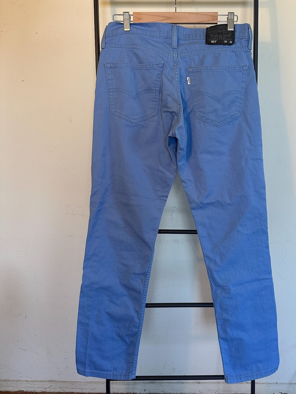 Levi's Men's Slim Jeans in Light Blue - Picture 2 of 8